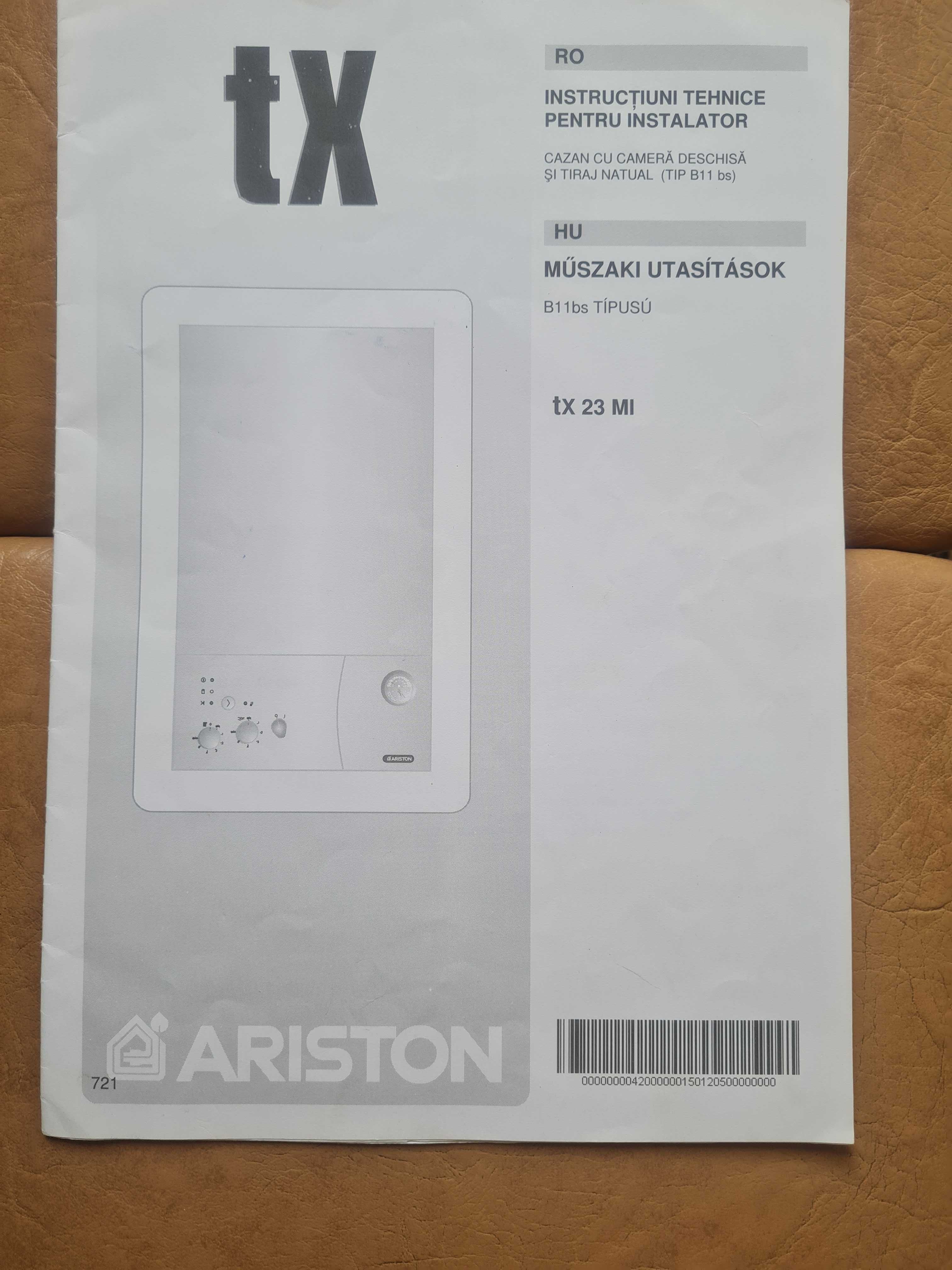 Настеный  газовый  котел "ARISTON".