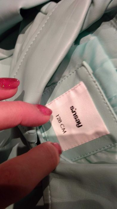 kurka ramoneska seledynowa 128 nowa sinsay turkusowy