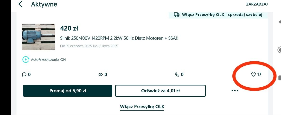 Silnik 230/400V 1420RPM 2.2kW 50Hz Dietz Motoren + SSAK