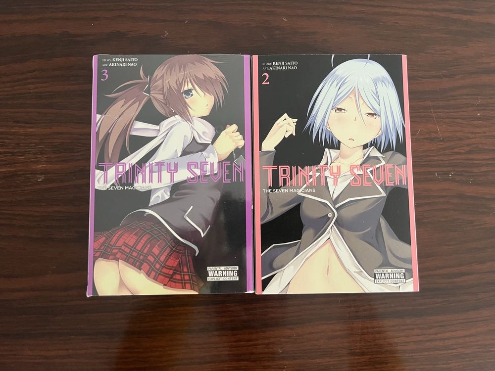 Manga- Trinity Seven Vol. 2 e 3 | Novos!