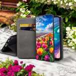 Etui zamykane Motorola Edge 50 Neo Kwiaty Kwiatowe ! Pokrowiec Wiosna