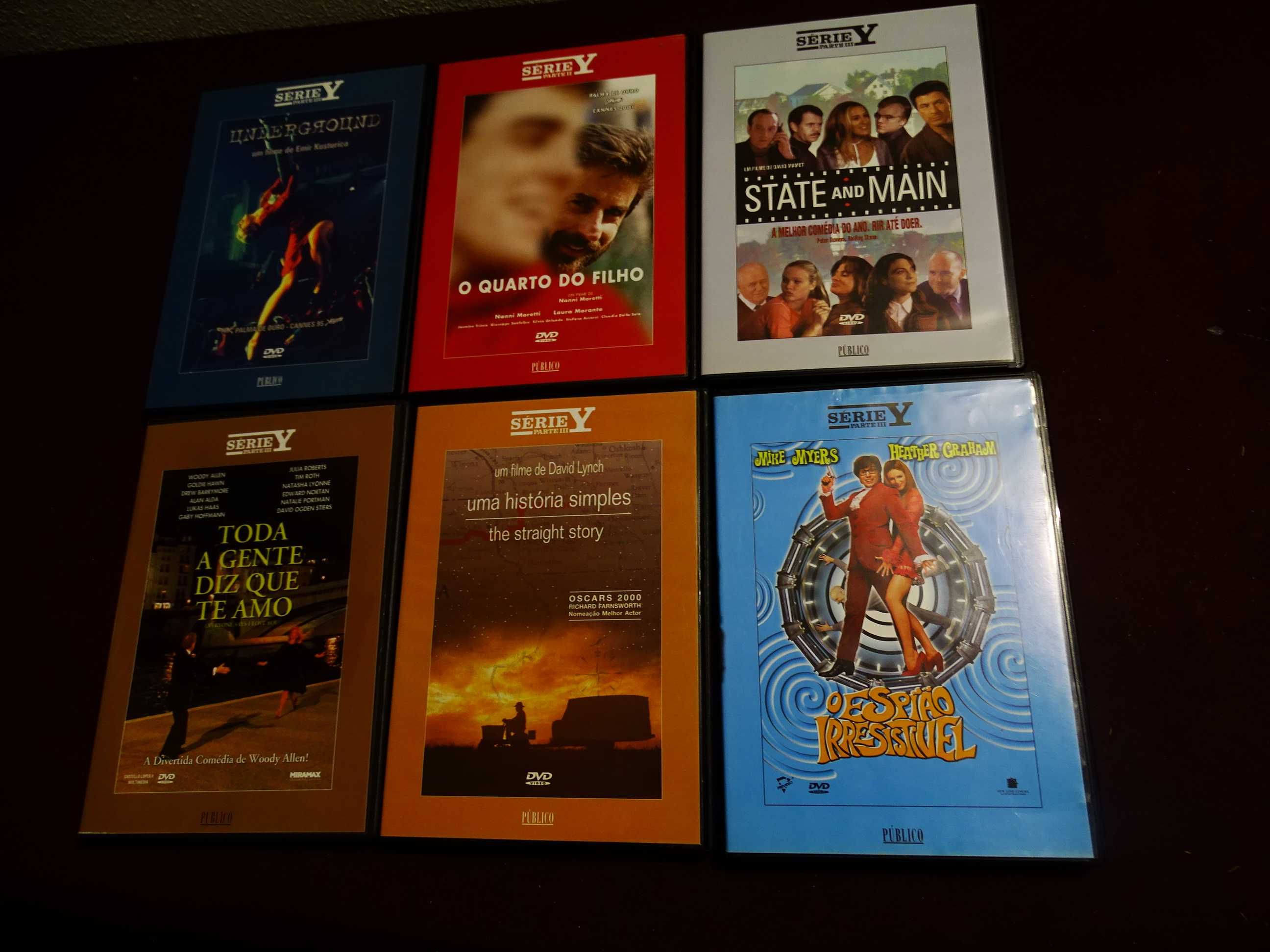 Filmes em DVD Série Y/3 euros cada DVD