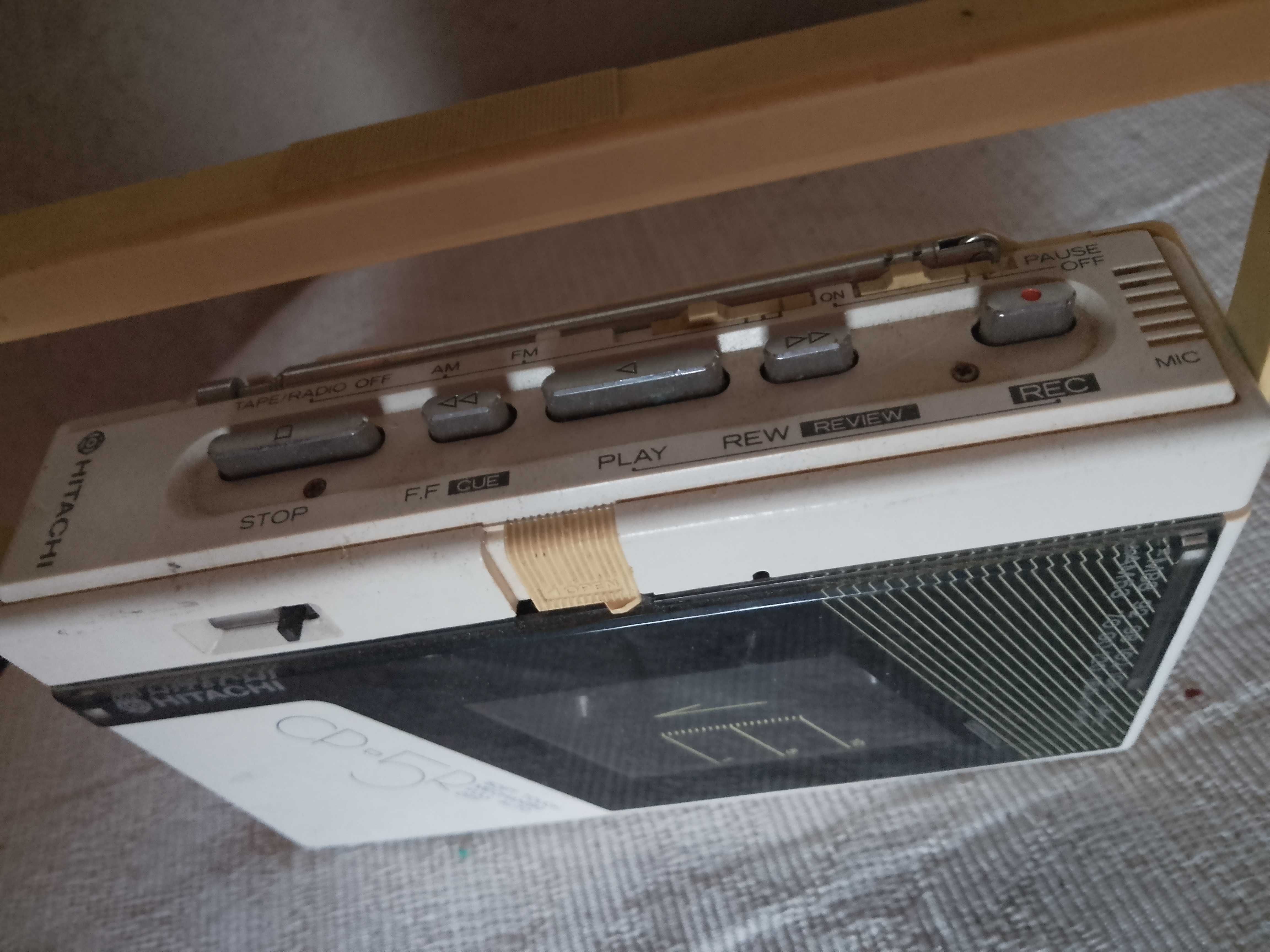 hitachi cp-5r walkman radio rzadki model