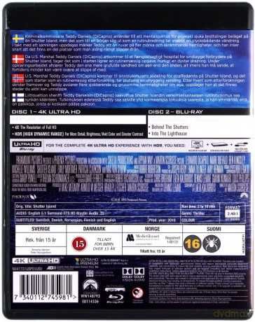 Wyspa tajemnic Shutter Island 4K + Blu-Ray w.PL