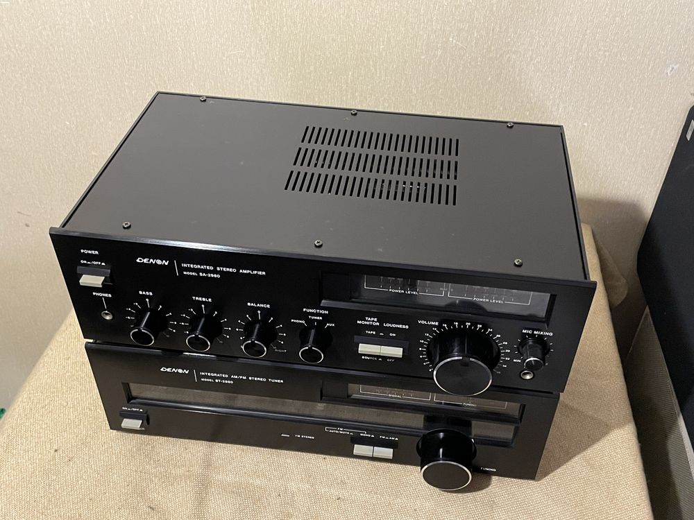 Японский красивый HI-FI усилитель + тюнер DENON SA-2980 + ST-2980
