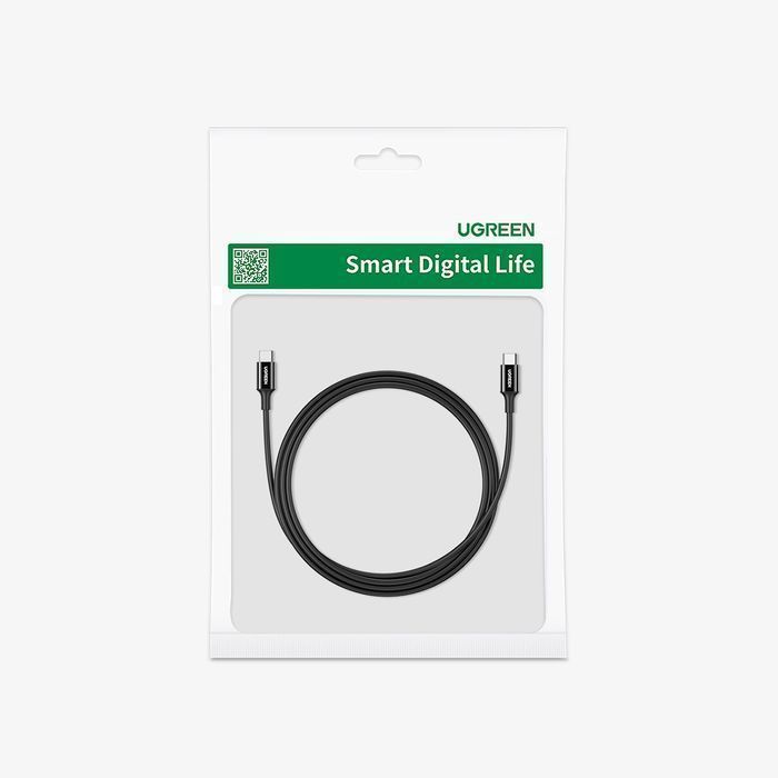 Kabel Ugreen US300 USB-C 5A 2M Czarny - Szybki Transfer Danych