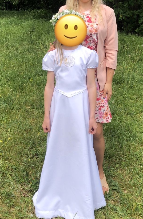 Alba komunijna sukienka dla dziewczynki