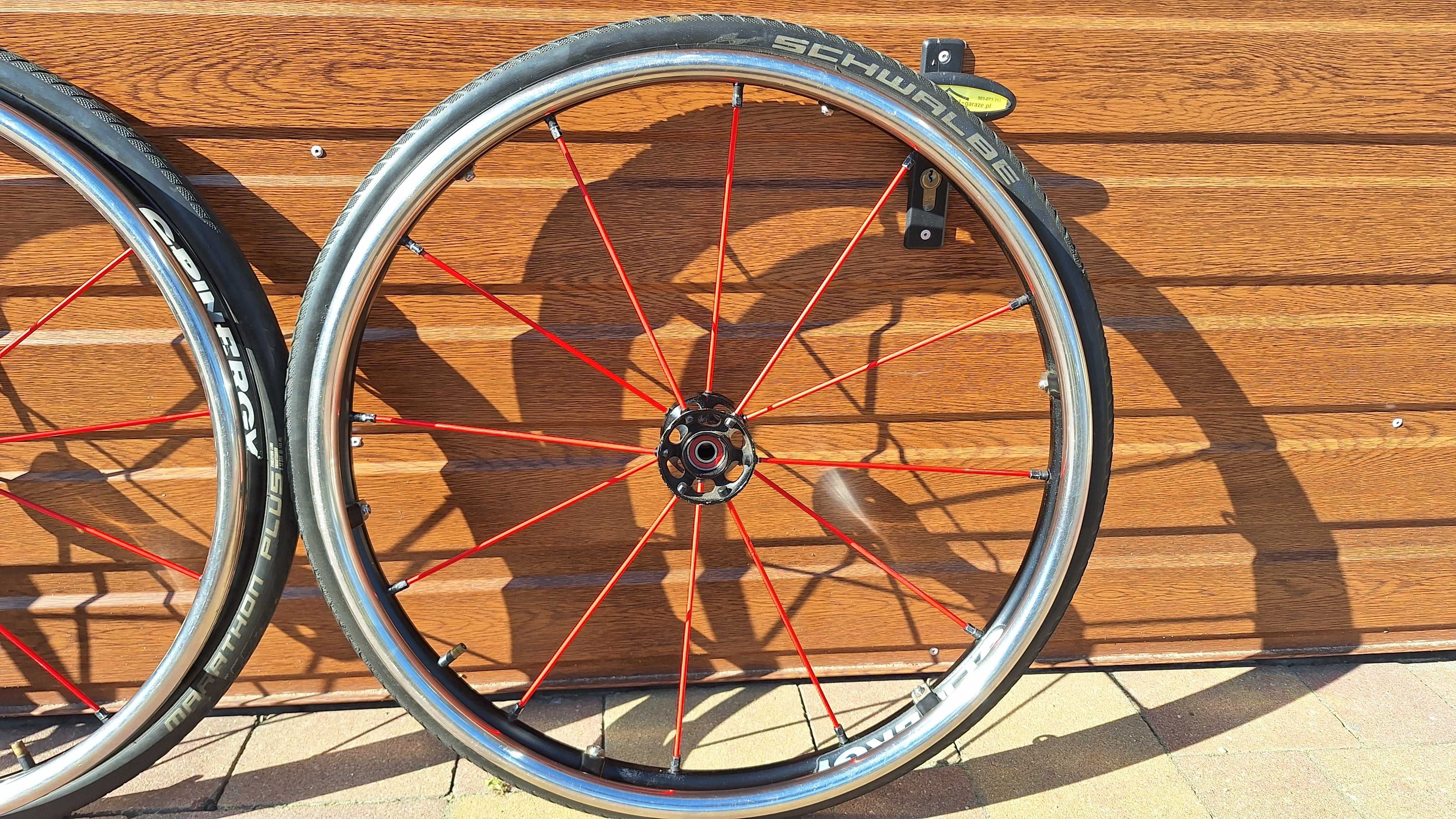 Koła Spinergy do wózka inwalidzkiego aktywnego 24 " oś 12 GTM wysyłka
