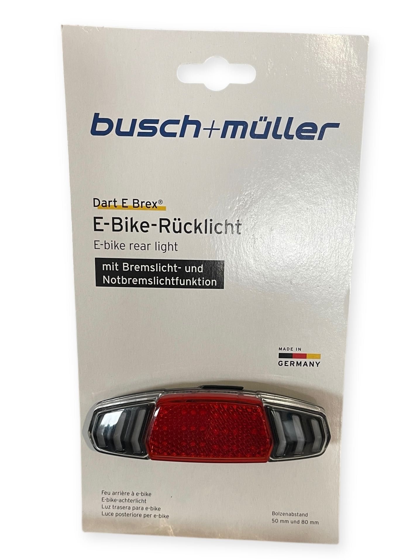 Lampa rowerowa tylna Busch+Muller Toplight Dart E Brex e-bike /062-201