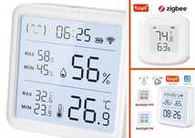 Розумний Zigbee \ Wi-Fi датчик термометр гігрометр
