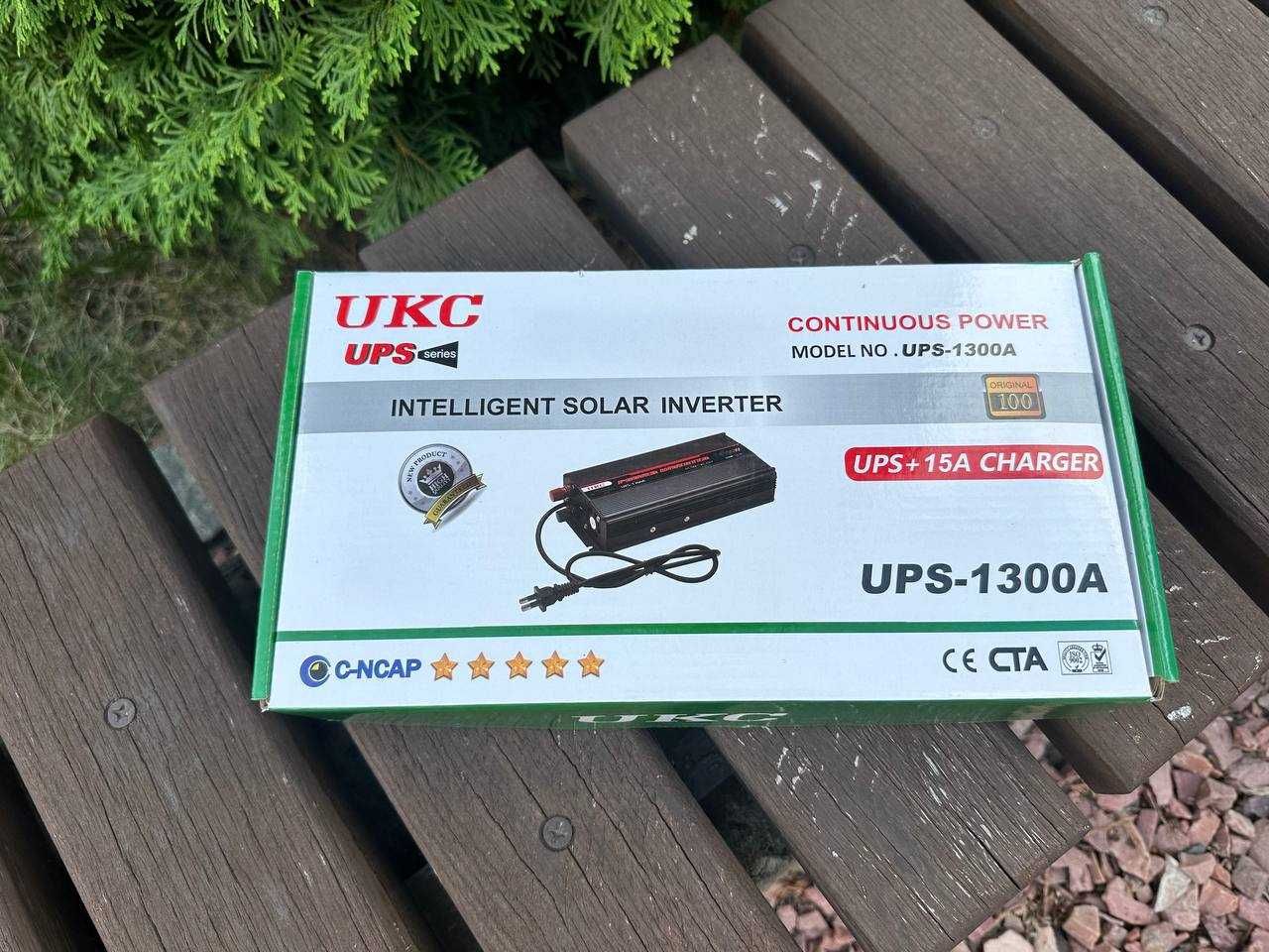 Преобразователь 12-220v 1300ватт c зарядным для насосов, для котлов