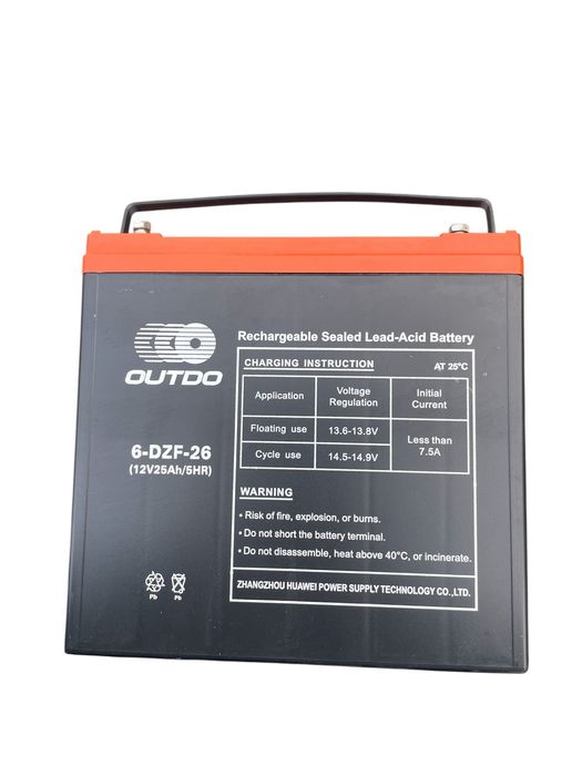 Акумуляторна батарея тягова  12V 25A, 6-DZF-26