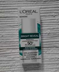 L'ORÉAL BRIGHT REVEAL redukujący przebarwienia uv fluid z spf50+