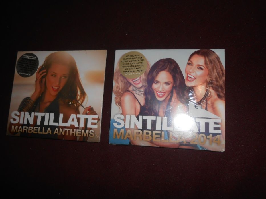 Dois CDs triplos-Sintillate Marbella/Novos e selados-3 euros cada
