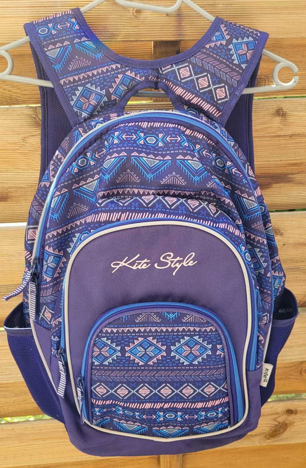 Stylowy plecak młodzieżowy fioletowy (szkoła średnia)