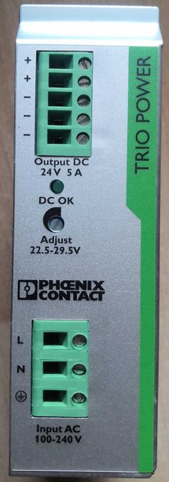 Fonte alimentação Nova Phoenix Contact Trio-PS/1AC/24DC/5