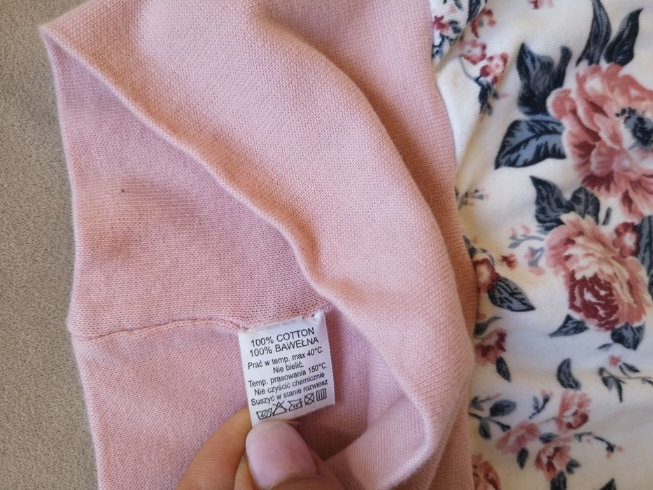 Komplet dla noworodka body kopertowe,półspiochy,spodnie baggy56-62cm/0