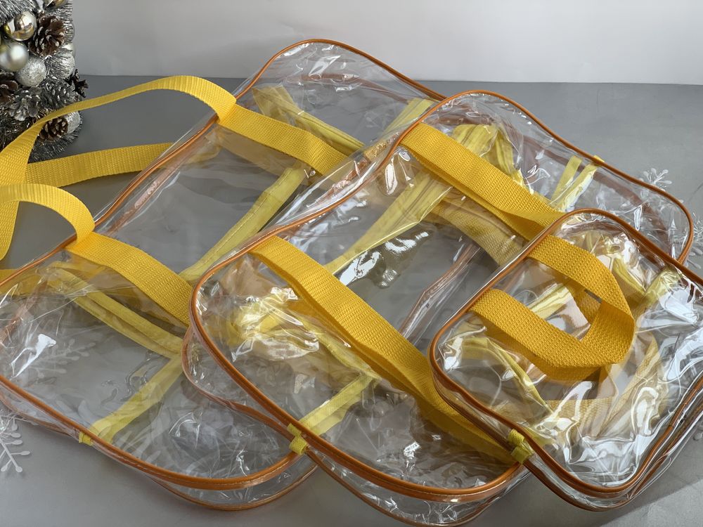 Набор сумок в роддом, 3шт, желтые