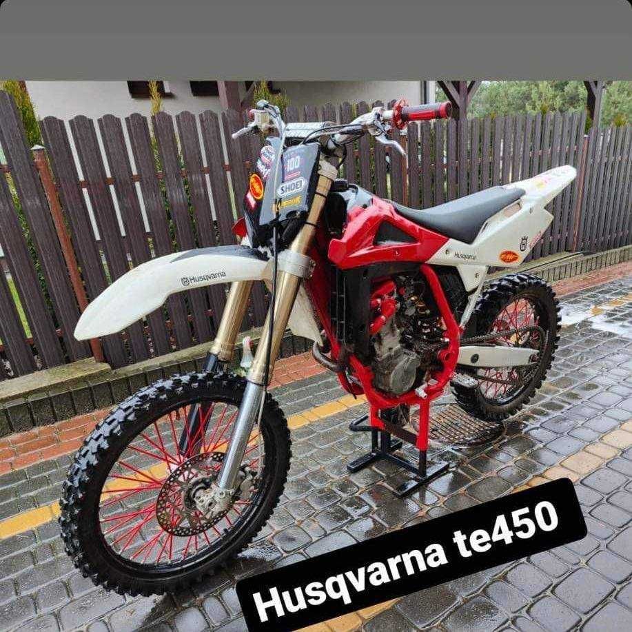 Czesci Husqvarna te 450 06 rok wał lagi amortyzator gaznik głowica