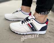 Buty Tommy Hilfiger skórzane męskie modne sneakersy oryginalne 46