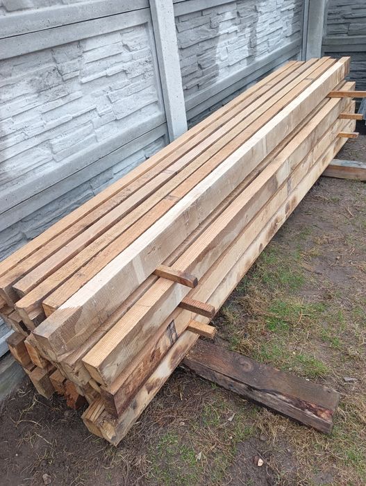 Deski dębowe, bale dąb kantówki