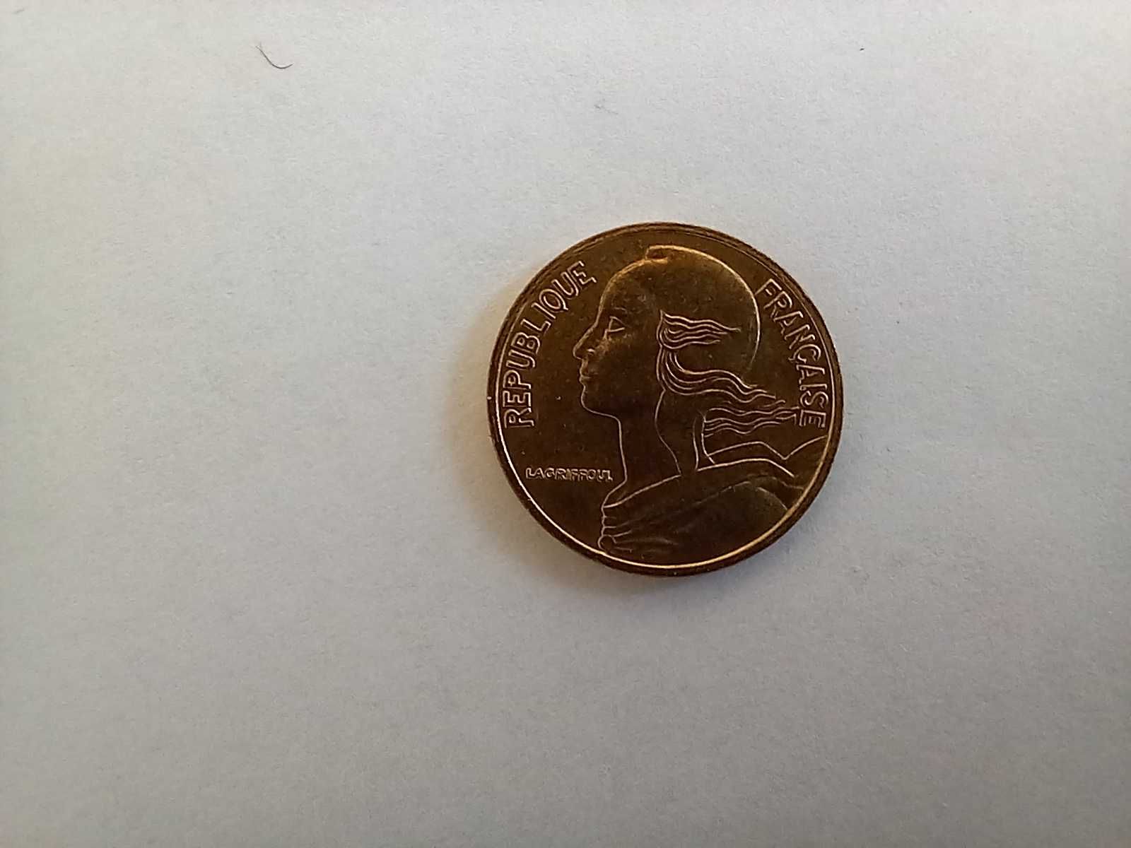 Moneta Francja - 5 centymów 1998 /24/
