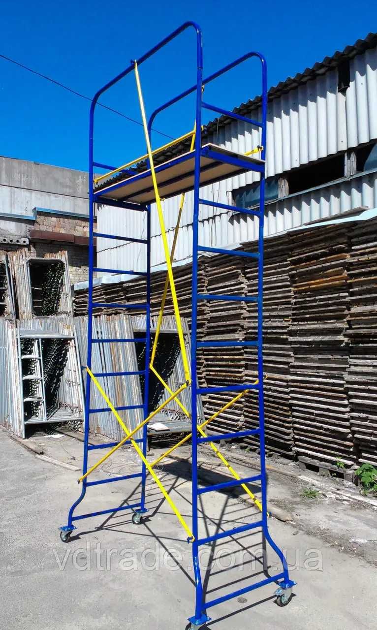 Вишка-тура на колесах від 40грн. Вишки-тури  2х2м, 2х1,2м, 1,7х0,8м