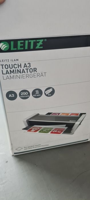 Plastificadora A3 Automática Leitz Ilam Touch