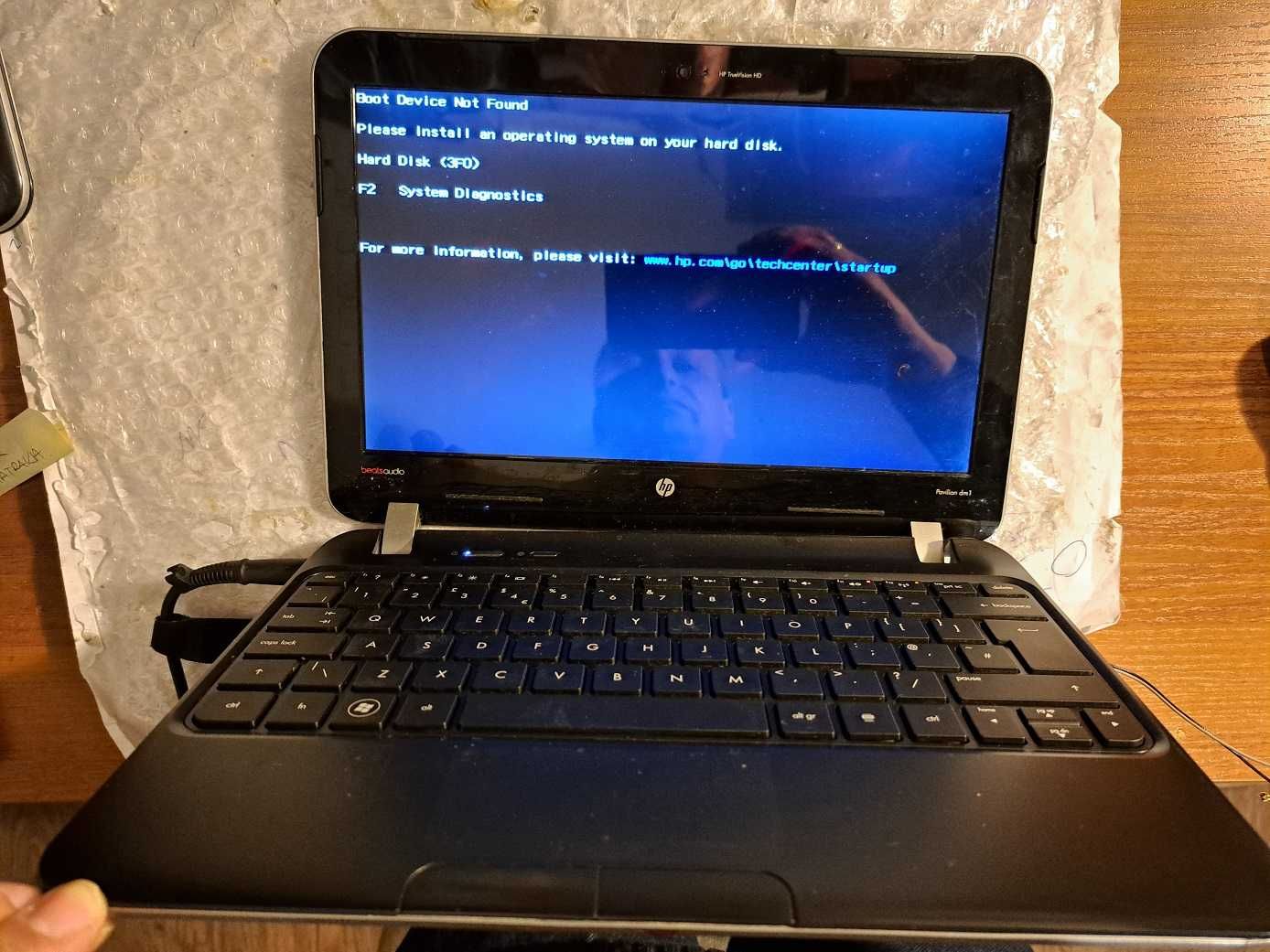 Laptop HP Pavilion dm1 DM1-4120ew częściowo uszkodzony, części.