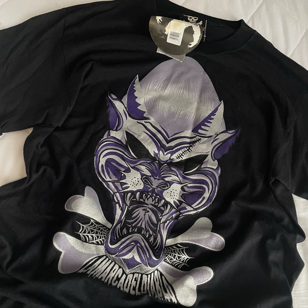 koszulka czaszka gothic punk nowa z metka meska czarna na krotki rekaw