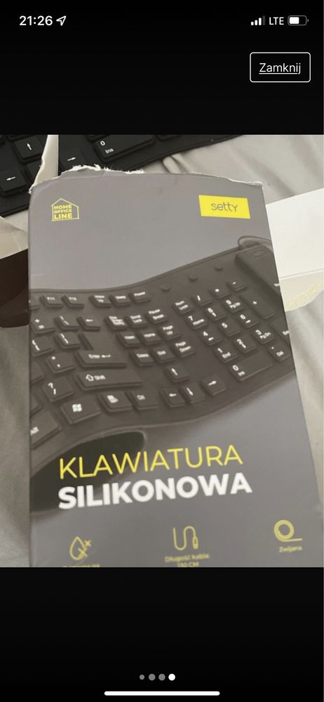 Klawiatura silikonowa 40zl