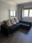 Sofa Preto e Cinzento, como novo