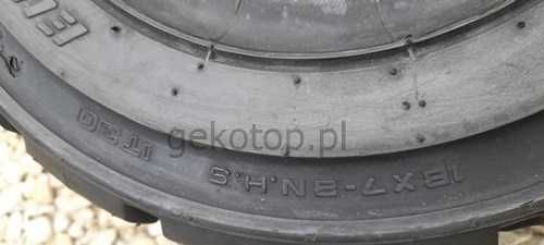 Opony 18x7 - 8 16PR MOCNE wózek widłowy  KPLdętka i ochr. 18x7-8