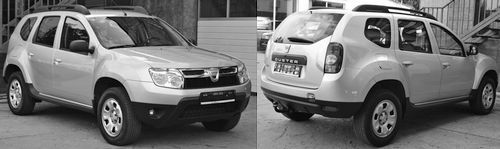 HAK HOLOWNICZY + Wiązka 7pin do Dacia DUSTER od 2010 do 2013