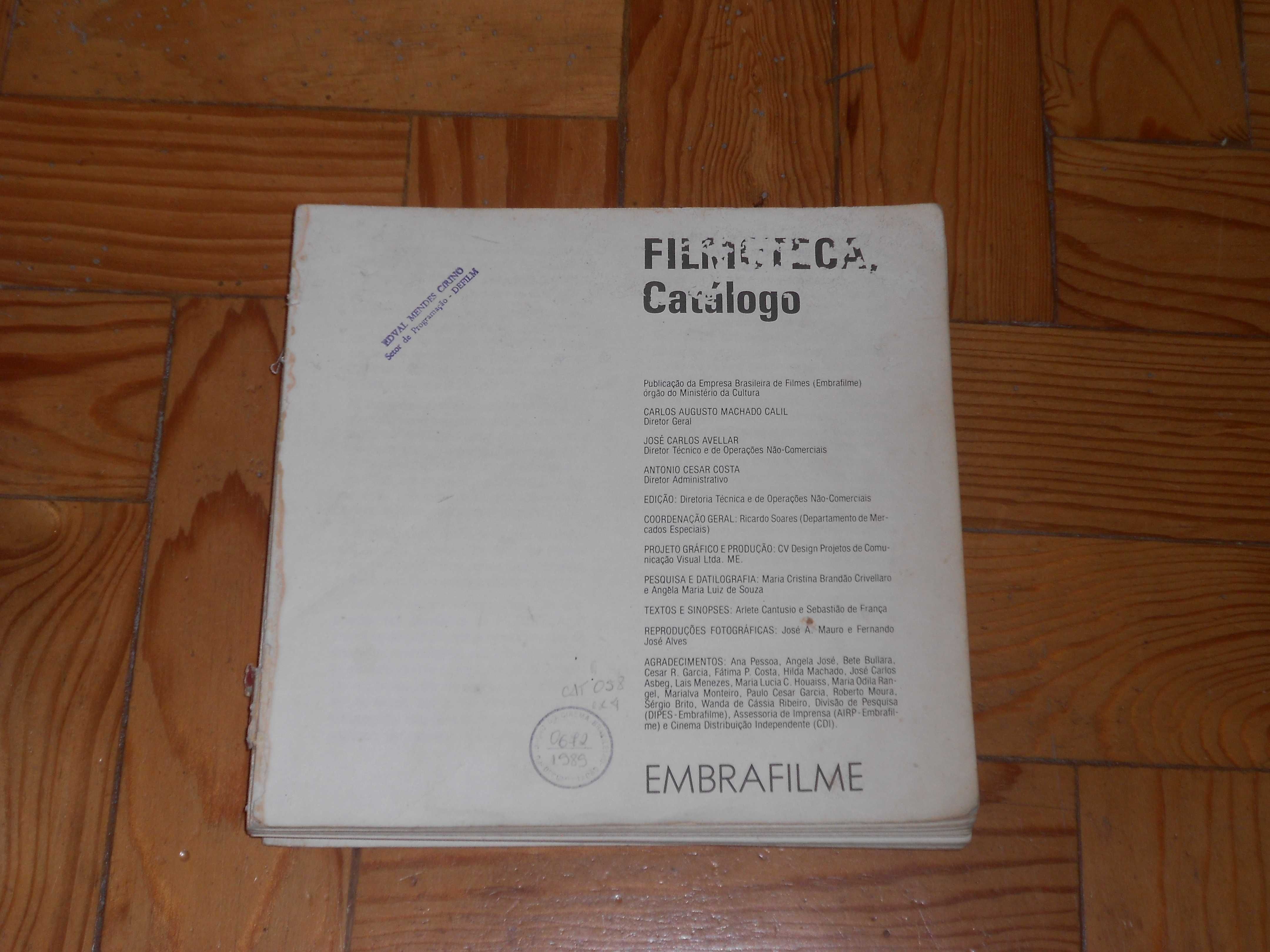 Filmoteca catalogo Embrafilme cinema filmes antigos