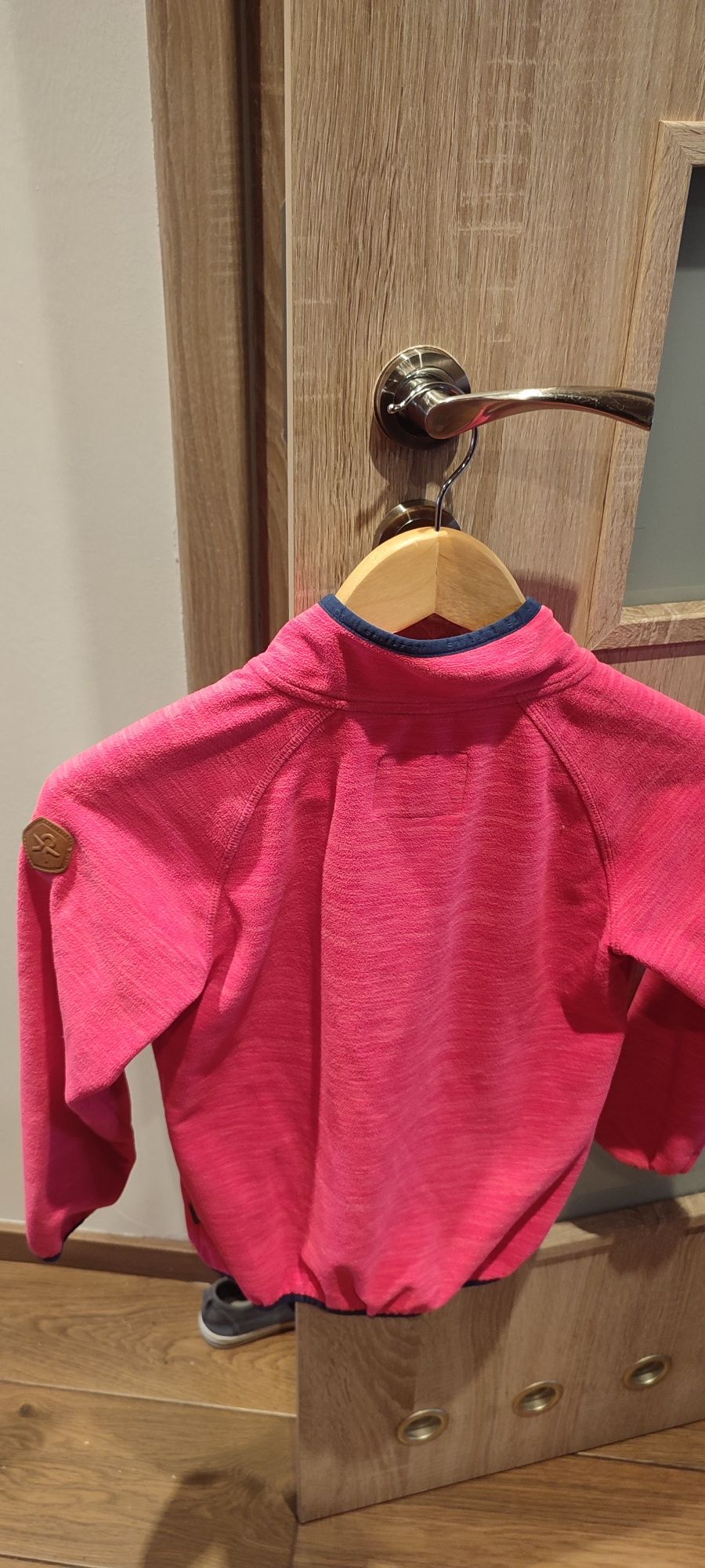 Bluza różowa bez kaptura 128/134