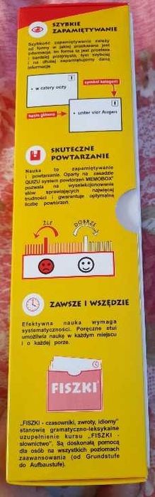 Język niemiecki "Fiszki na dobry początek. Verben" używane