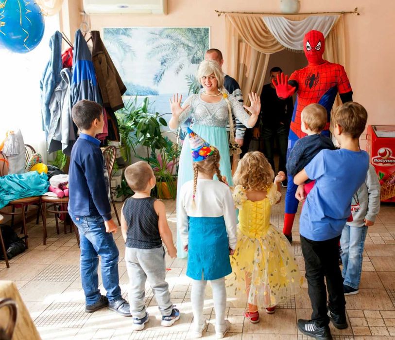 Аніматори Шоу мильних бульбашок, Белый мишка, Білий ведмідь Аквагрим