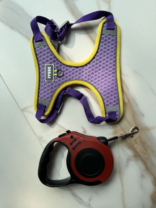 Szelki + smycz zestaw nowy z metką