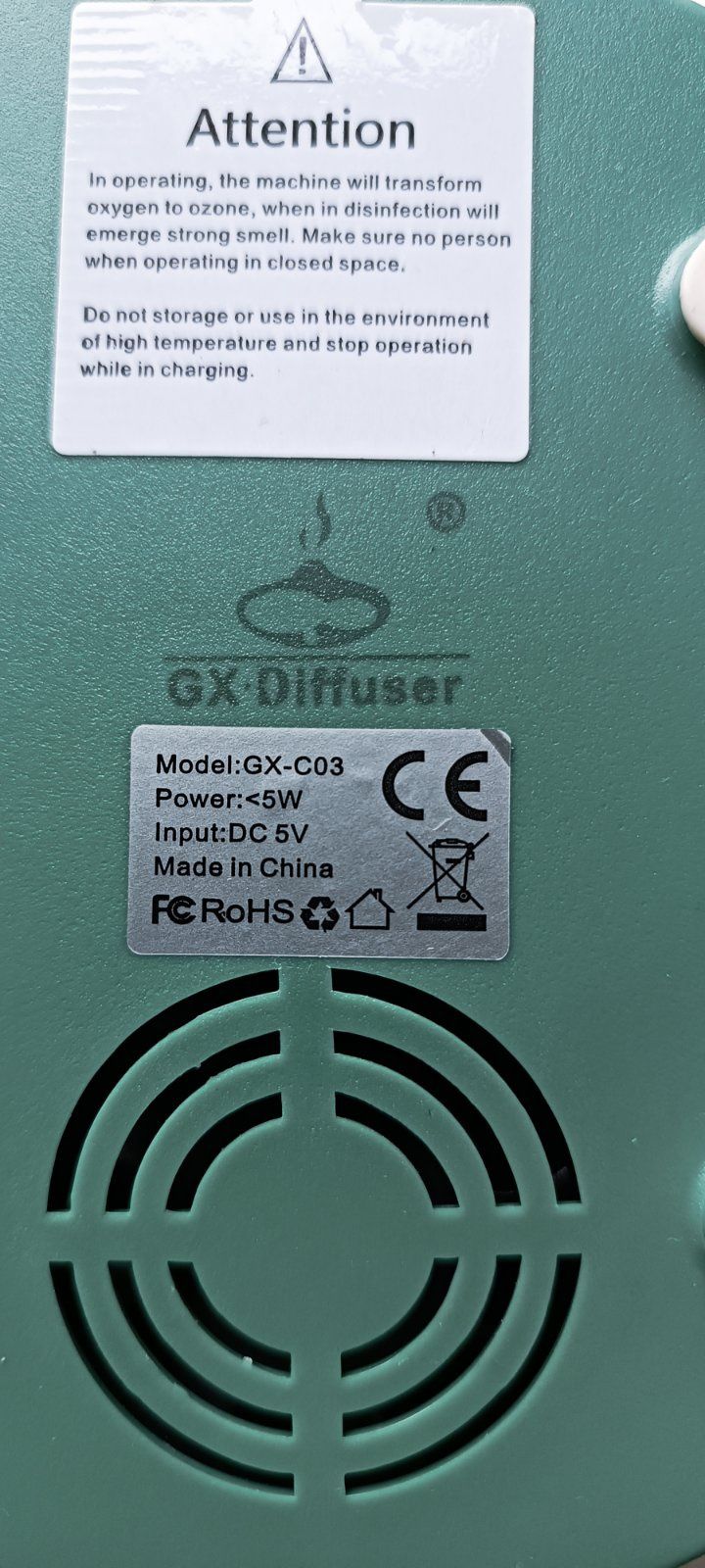 Озоновий очищувач повітря дезінфектор стерилізатор GX-Diffuser