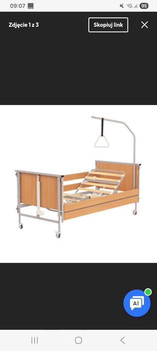 Łóżko ortopedyczne rehabilitacyjne Cama basic nowe × materac