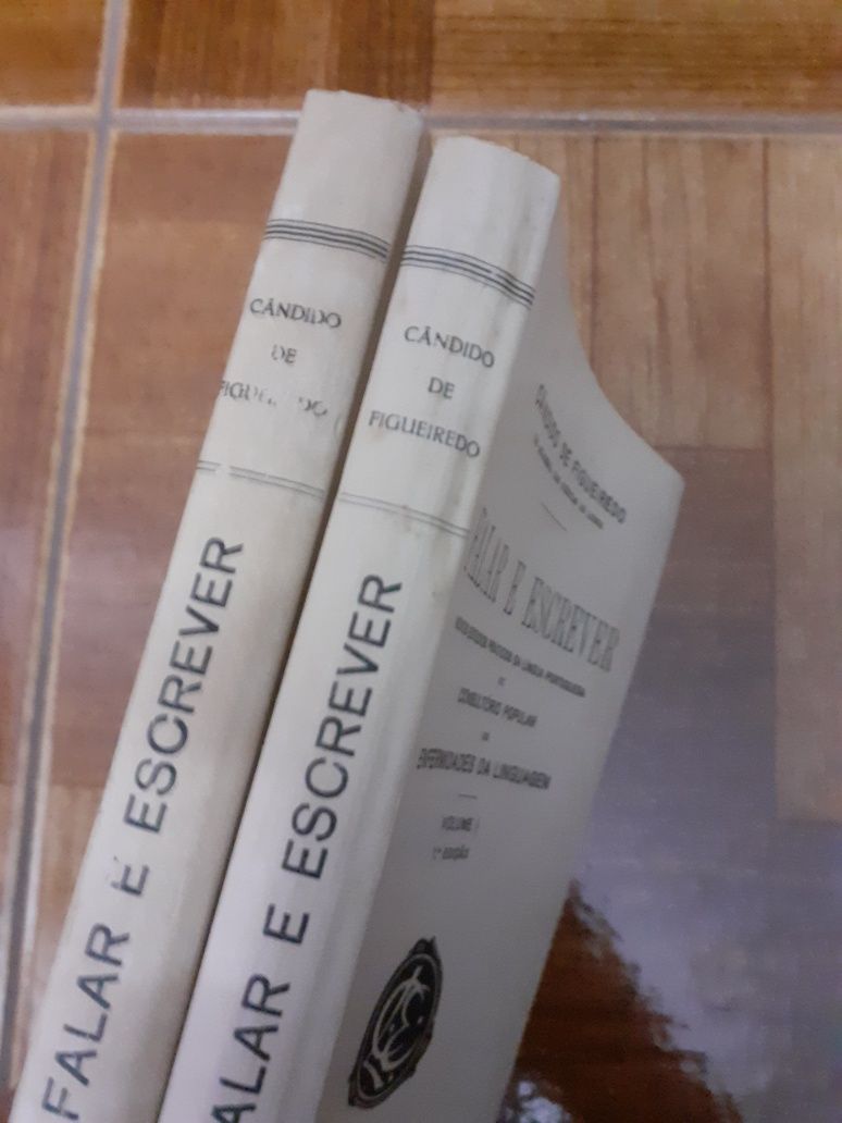 Cândido de Figueiredo, falar e escrever 2 vol