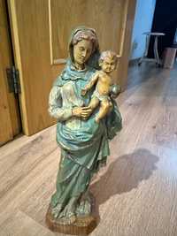 Estátua virgem com menino