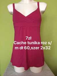 Cache tunika roz s/m dł 60,szer 2x32