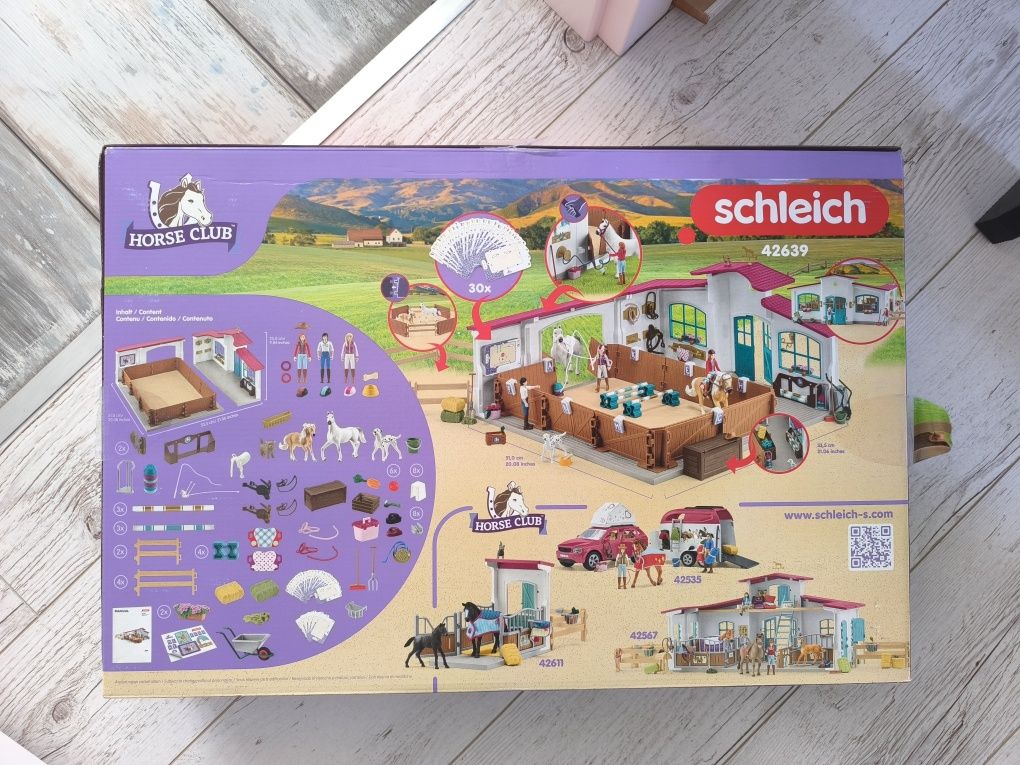 Schleich Arena Jeździecka ujeżdżalnia 42639 koń konik