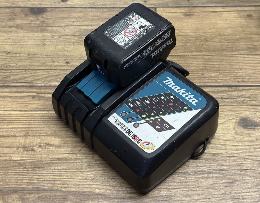 [Zestaw] bateria 18V 5AH 2022r. / ładowarka LXT DC18RC Makita