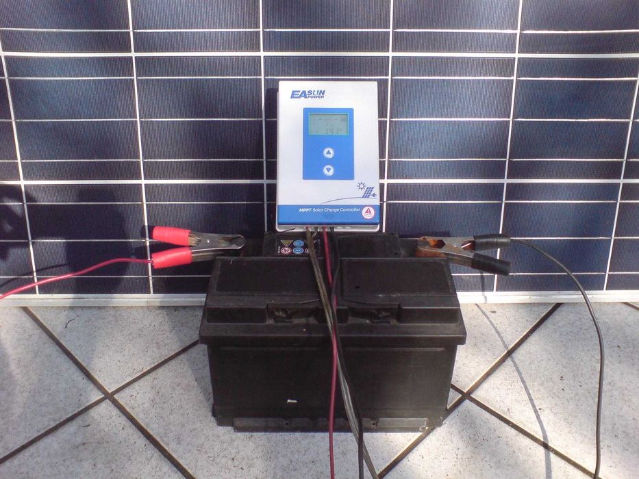 Zestaw solarny oświetlenie ogród ładowanie narzędzi akumulatory 12/24v