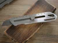 Нож металлический строительный 18 мм стальной монтажный