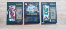 Panini Black Gold 2016 autografy zestaw 3 sztuk