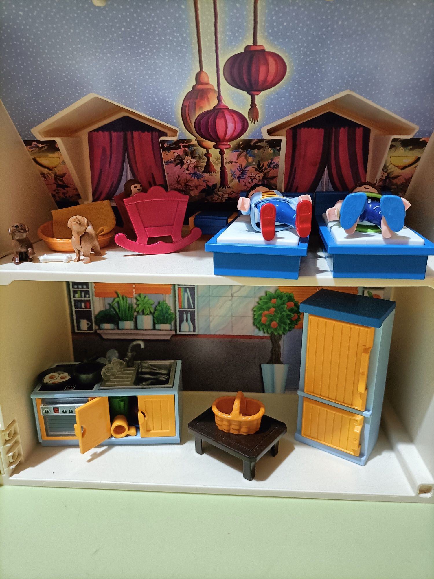 Casa Playmobil com tudo incluído